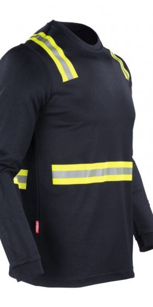 Polera Hibrida Dual Manga Larga Hombre